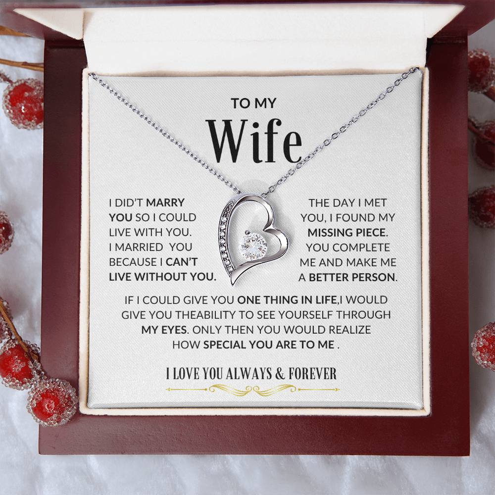 TO MY WIFE