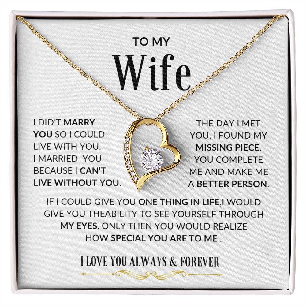 TO MY WIFE