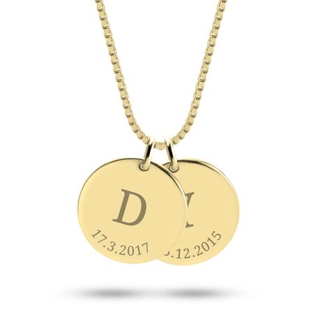 Personalized Date Necklace